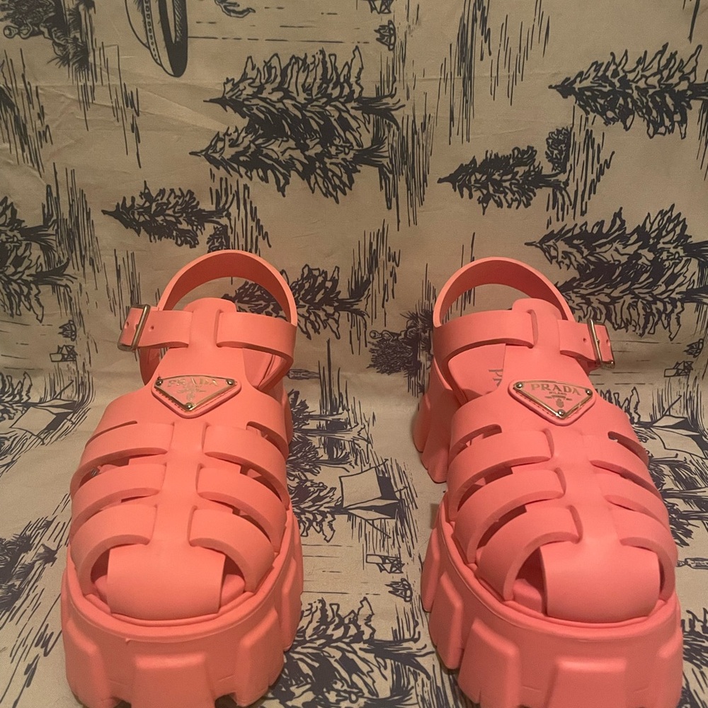 Authentic PRADA foam rubber sandals